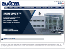 Tablet Screenshot of oilsteel.com